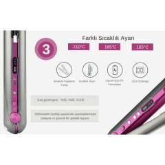 Yui TA2888 Taşınabilir Şarjlı Fonksiyonel Saç Şekillendirici