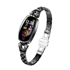 Yui H8 46mm Metal Taşlı Akıllı Bileklik