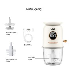 Yui M2090 LED Ekranlı Hassas Tartılı 4 Bıçaklı Blender