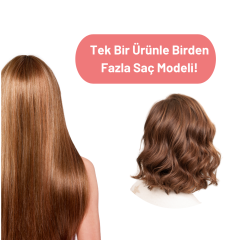 Yui KB2008 Seramik Plaka Buharlı Saç Düzleştirici ve Şekillendirici Maşa(Yui Türkiye Garantili)