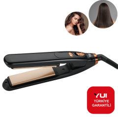 Yui KB2006 Seramik Plaka Led Ekran Mini Saç Düzleştirici ve Şekillendirici Maşa(Yui Türkiye Garantili)
