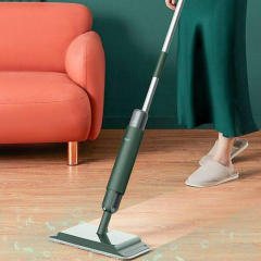 Deerma TB880 360 Derece Dönen Su Püskürtmeli Sprey Mop Paspas+1 Adet MicroFiber Yedek Mop (Deerma Türkiye Garantili) Yeşil