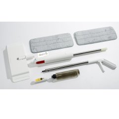 Deerma TB880 360 Derece Dönen Su Püskürtmeli Sprey Mop Paspas+1 Adet MicroFiber Yedek Mop (Deerma Türkiye Garantili) Beyaz