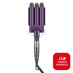 Yui KB3060 25mm Su Dalgası (Wag) Saç Maşası Mor